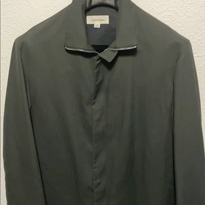 Calvin Klein slate gray minimal jacket size medium